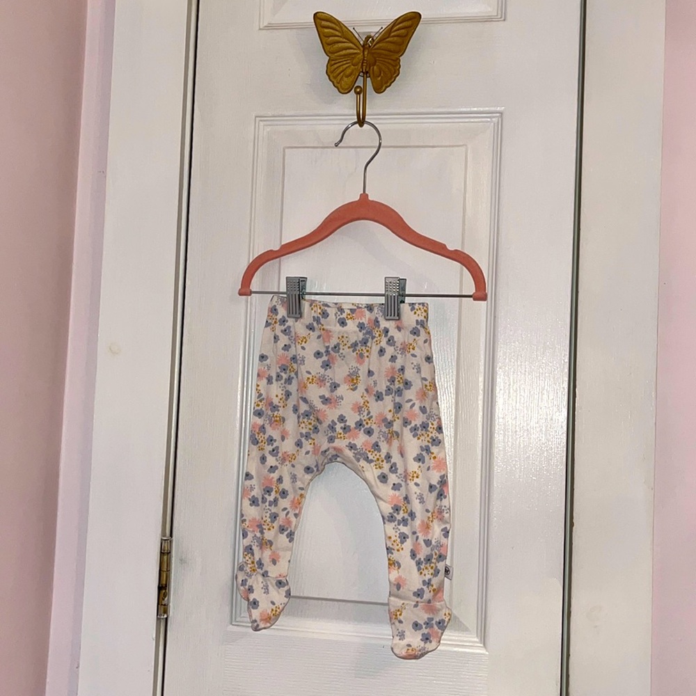 Honest 0-3 months pants with footie